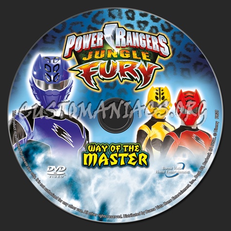 Power Rangers Jungle Fury Way of the Master dvd label