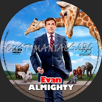 Evan Almighty dvd label