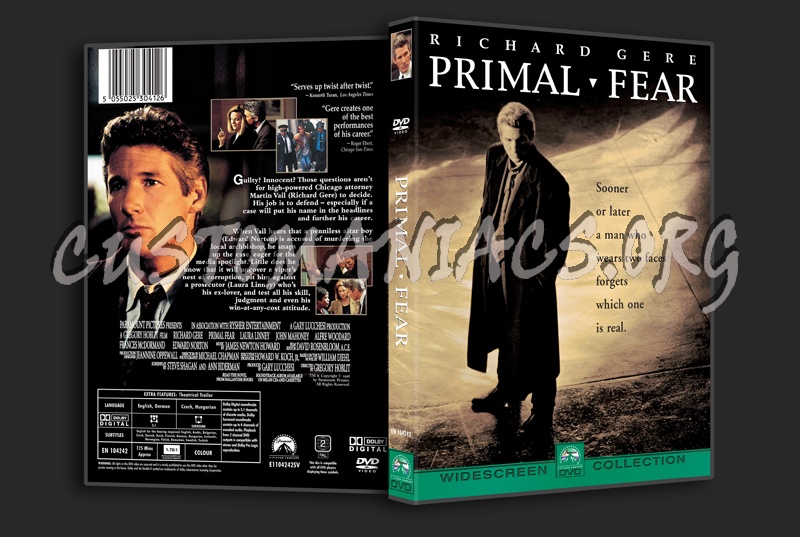 Primal Fear dvd cover