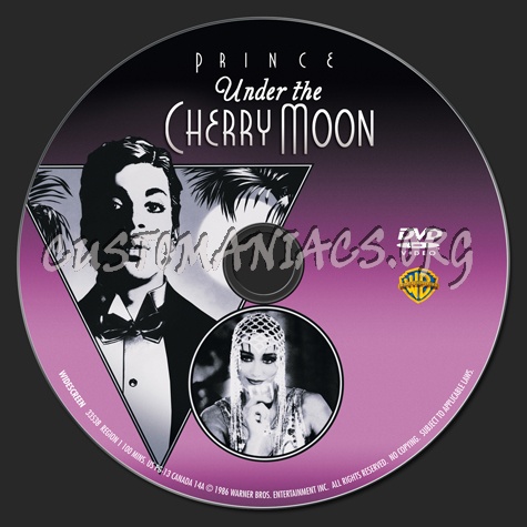 Prince Under the Cherry Moon dvd label