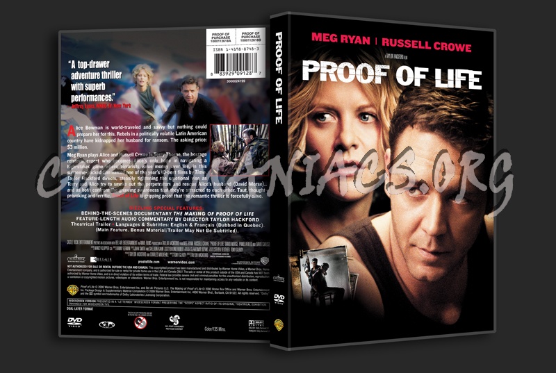 Proof of Life dvd cover