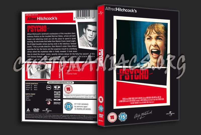 Psycho dvd cover