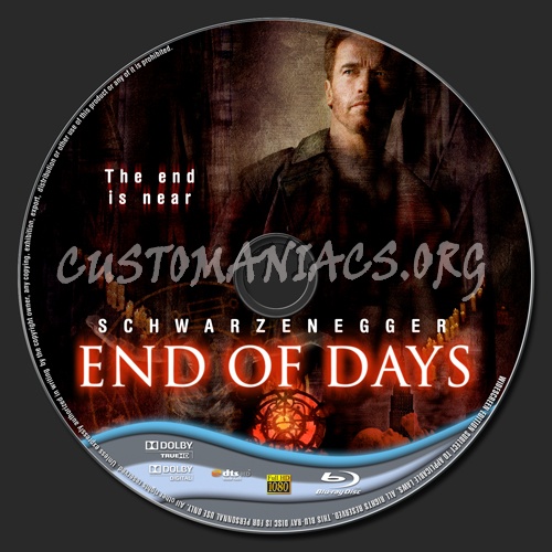 End Of Days blu-ray label