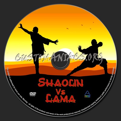 Shaolin vs Lama dvd label
