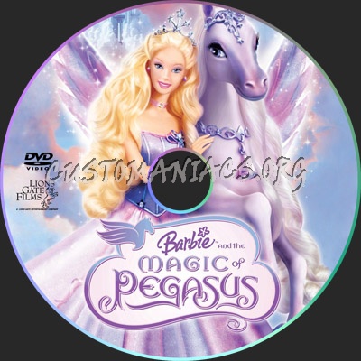 Barbie and the Magic of Pegasus dvd label
