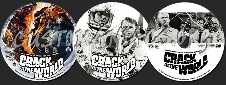 Crack In The World dvd label