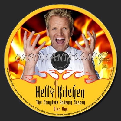 Hell's Kitchen - Season 7 dvd label