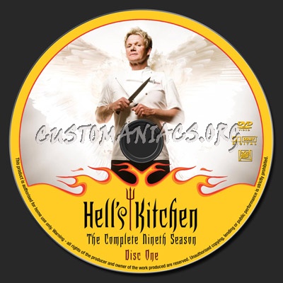 Hell's Kitchen - Season 9 dvd label