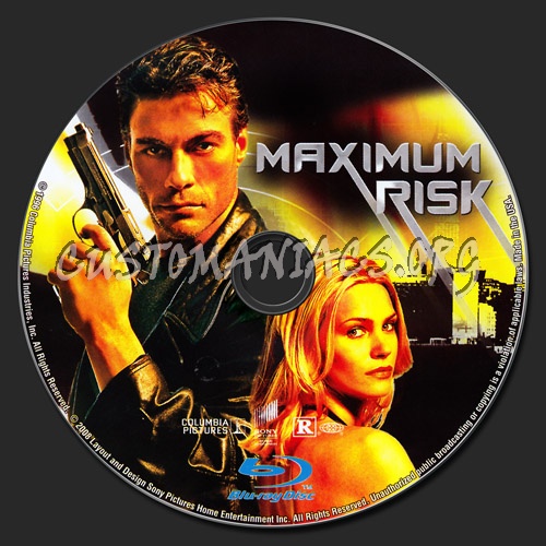 Maximum Risk blu-ray label