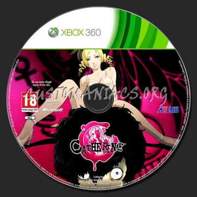 Catherine dvd label