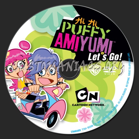 Puffy Ami Yumi Let's Go dvd label