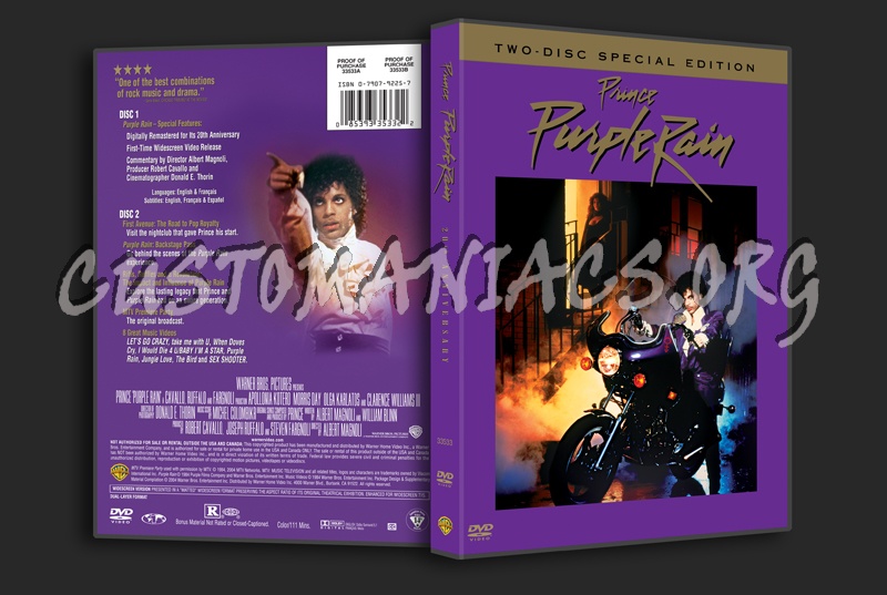 Purple Rain dvd cover
