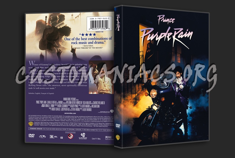 Purple Rain dvd cover