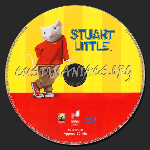 Stuart Little blu-ray label