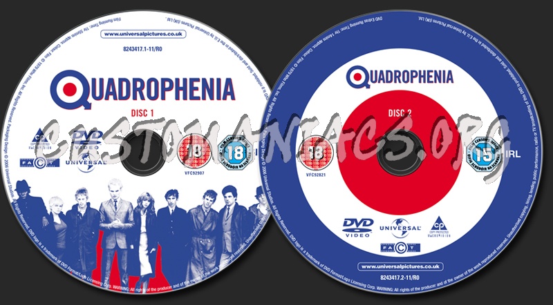 Quadrophenia dvd label