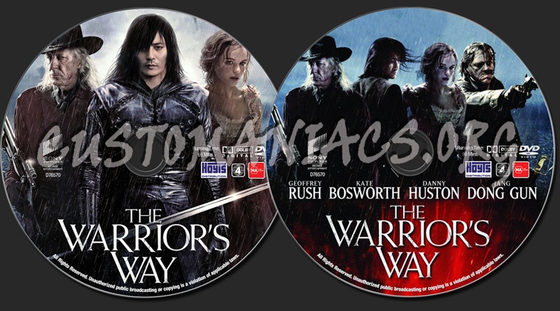 The Warrior's Way dvd label