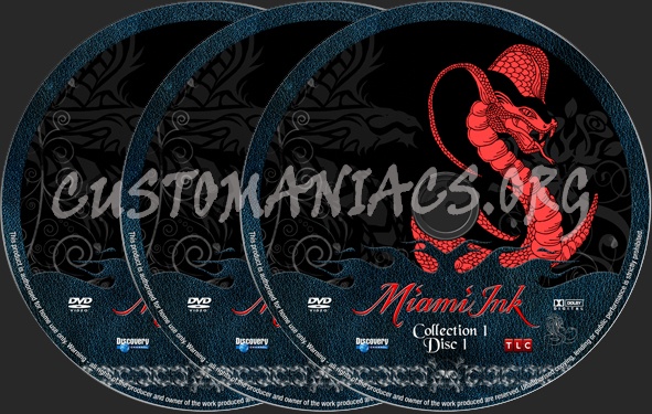 Miami Ink Collection 1 dvd label