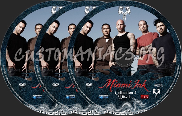 Miami Ink Collection 4 dvd label