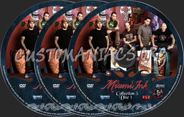 Miami Ink Collection 5 dvd label