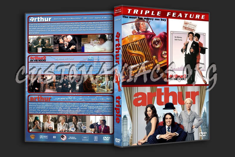 Arthur Triple Feature dvd cover