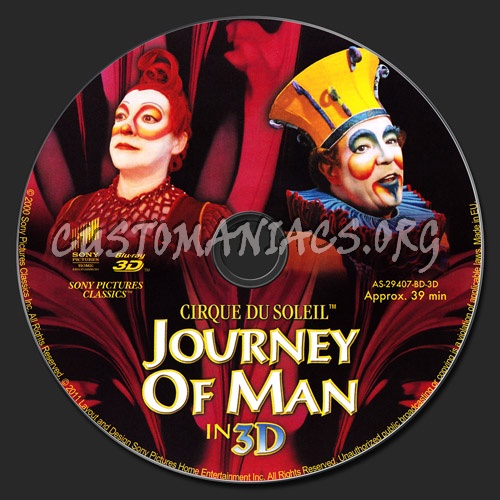 Sous-titres français Blu-ray 3D Cirque du Soleil Journey of Man 