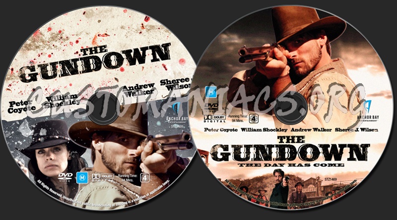 The Gundown dvd label