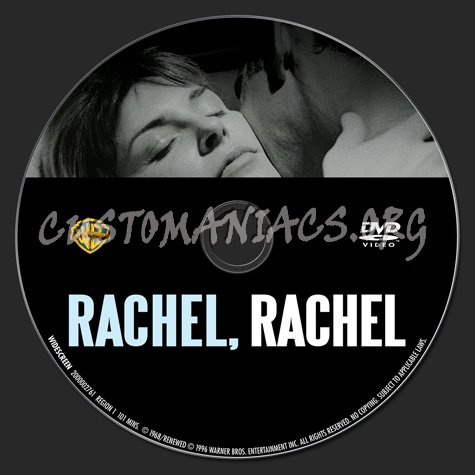 Rachel, Rachel dvd label