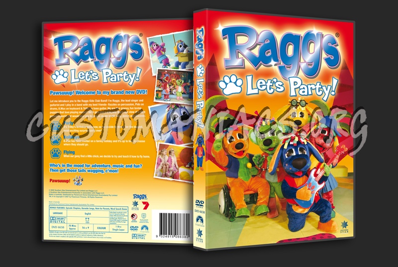 Raggs Let's Party! dvd cover