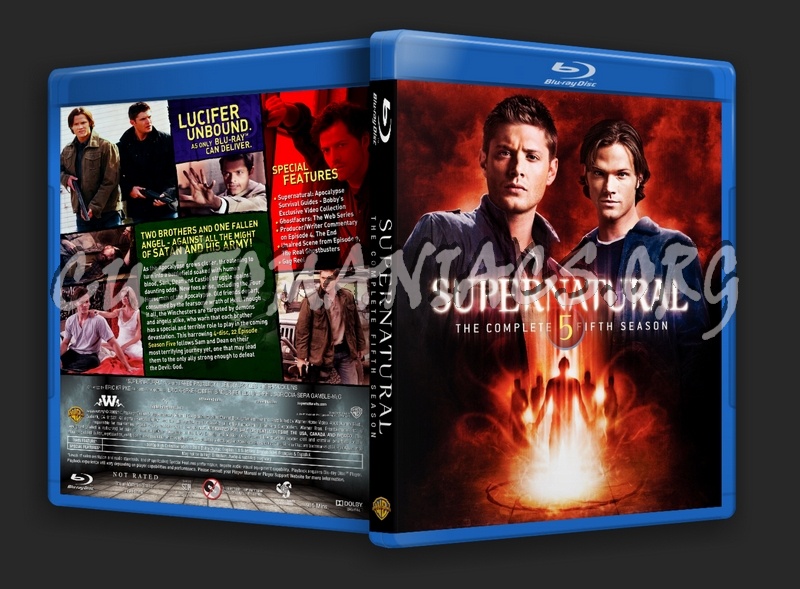 Supernatural : Season Five blu-ray cover