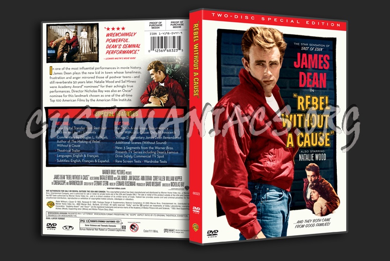 Rebel Without A Cause dvd cover
