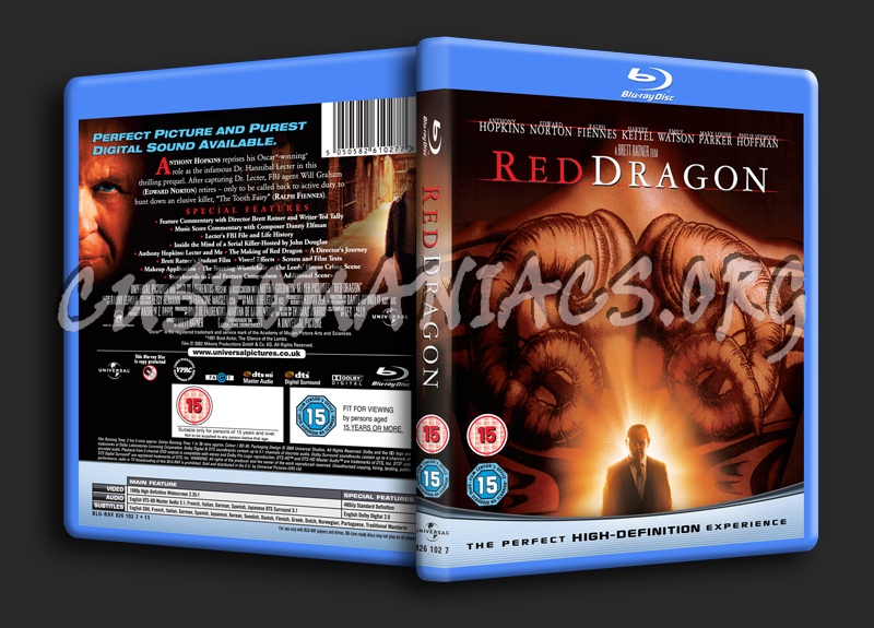 Red Dragon blu-ray cover