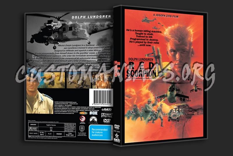 Red Scorpion dvd cover