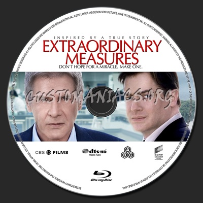 Extraordinary Measures blu-ray label