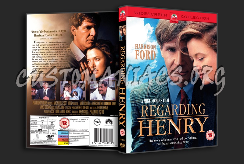 Regarding Henry dvd cover