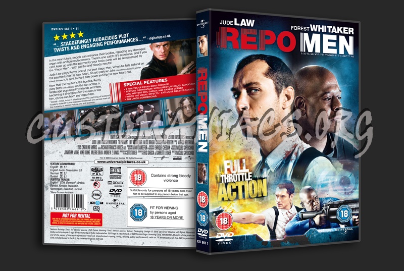 Repo Men dvd cover