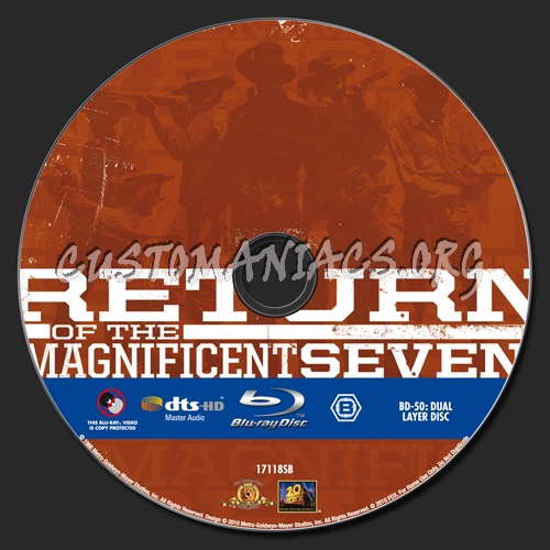 Return of the Magnificent Seven blu-ray label