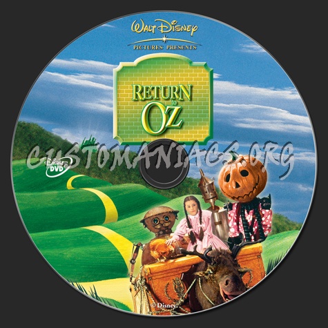 Return to Oz dvd label