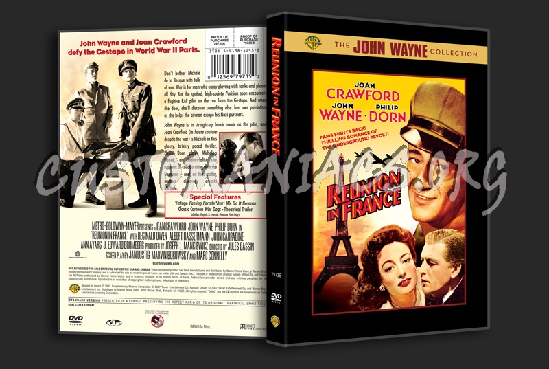 Reunion in France dvd cover