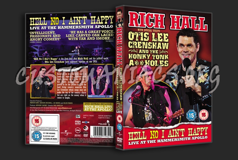 Rich Hall Hell No I Ain't Happy dvd cover