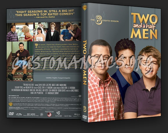 Two And a Half Men Season 8 dvd cover