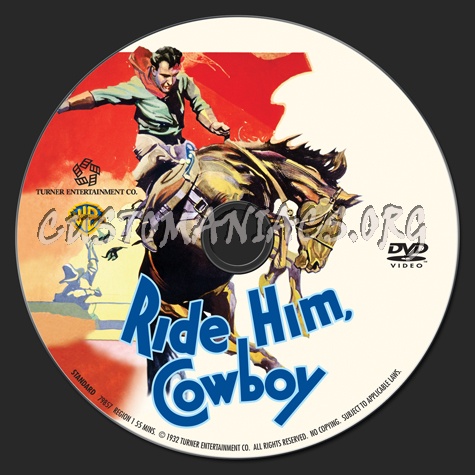 Ride Him, Cowboy dvd label