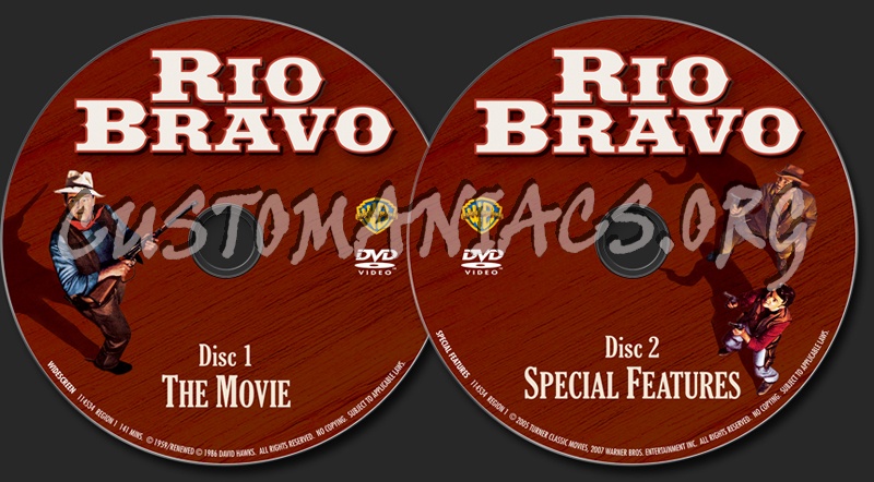 Rio Bravo dvd label