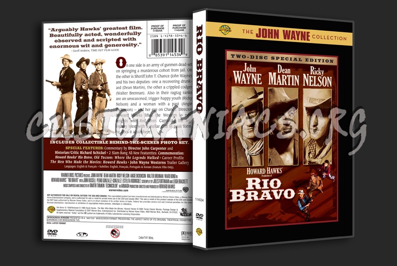Rio Bravo dvd cover