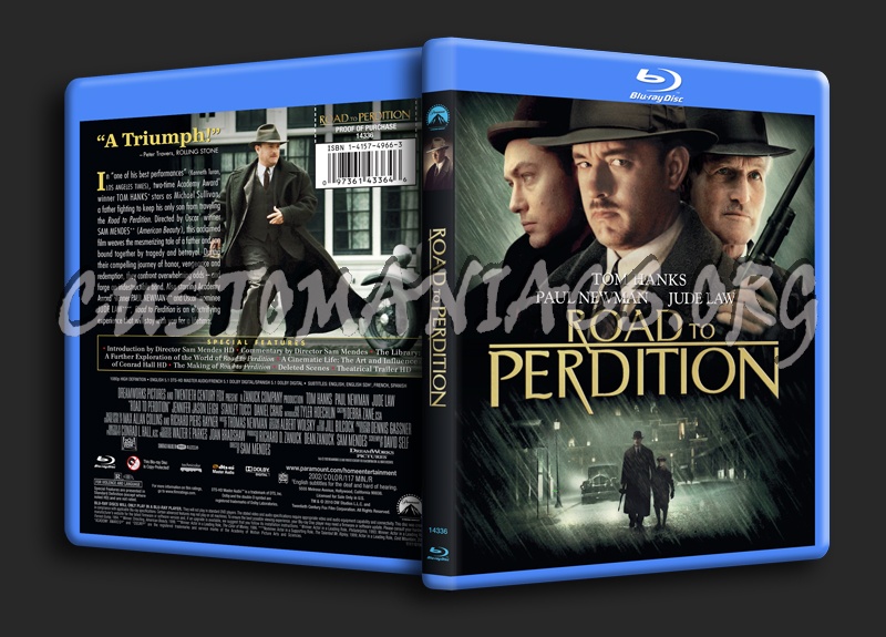 Road to Perdition blu-ray cover