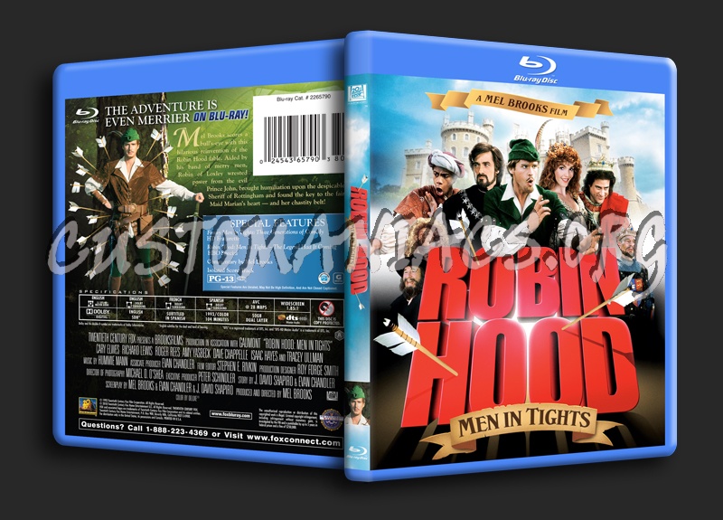 Robin Hood Men in Tights blu-ray cover