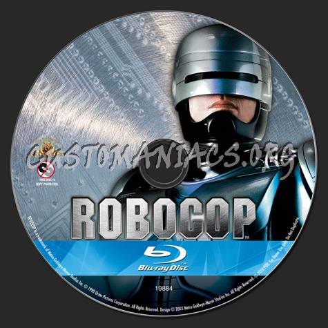 Robocop blu-ray label