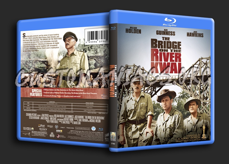 The Bridge On The River Kwai blu-ray cover