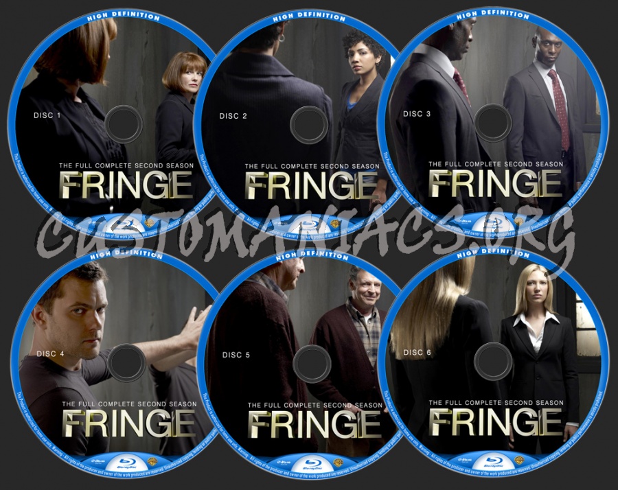 Fringe Season 2 blu-ray label