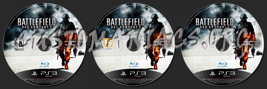 Battlefield: Bad Company 2 dvd label