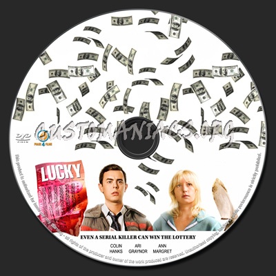 Lucky dvd label